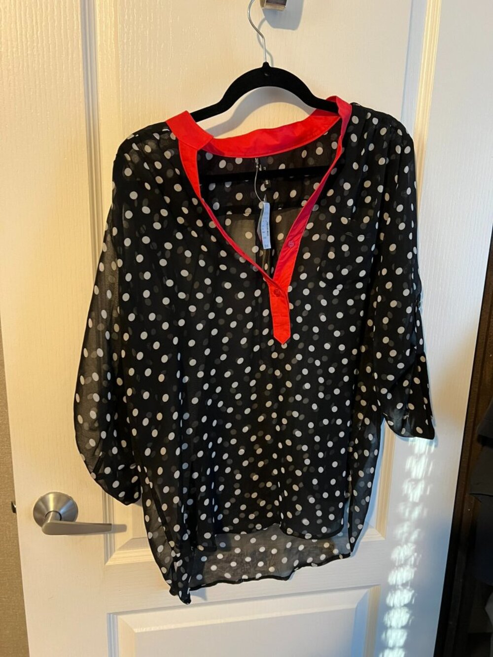 BNWT Maurice's 3/4 sleeve blouse